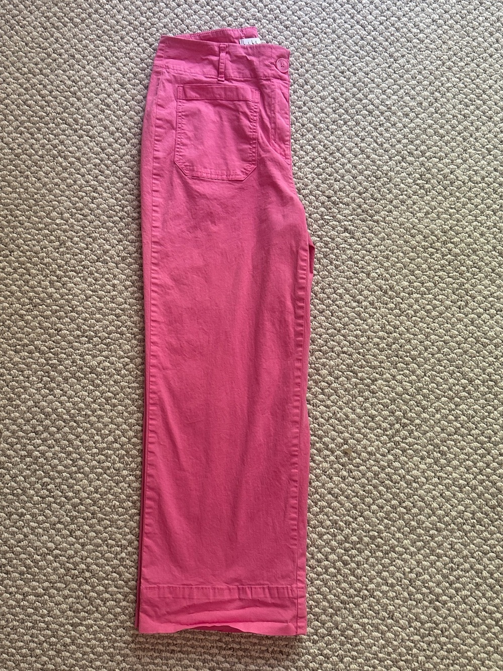 Nicole Miller Bright Pink Wide Leg Pants